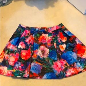 Express floral Mini Skirt